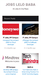 Mobile Screenshot of jobslelobaba.in